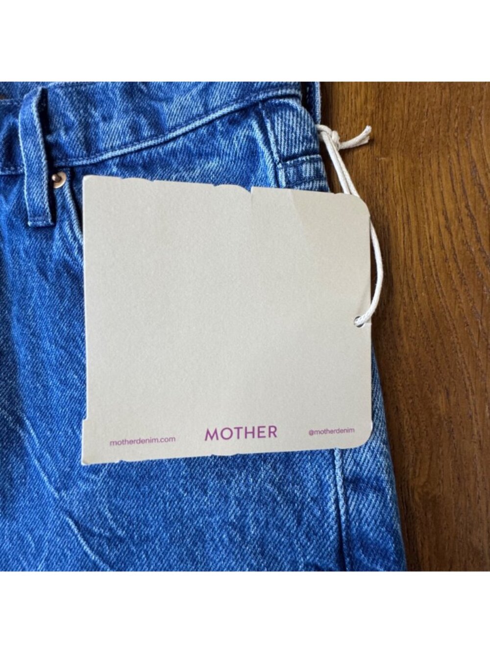 MOTHER Fun Dip Micro Mini Denim Skirt Womens 25 NWT Raw Hem Snap Crackle Pop NEW - Picture 7 of 16